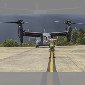 Bell-Boeing Team Marks 400th Osprey Aircraft Delivery - top government contractors - best government contracting event