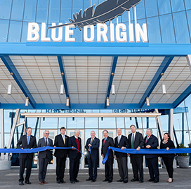 Blue Origin Unveils New Rocket Engine Factory in Alabama - top government contractors - best government contracting event