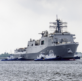 HII Tests Electronic Systems Aboard Navy’s 12th Amphibious Transport Dock Ship