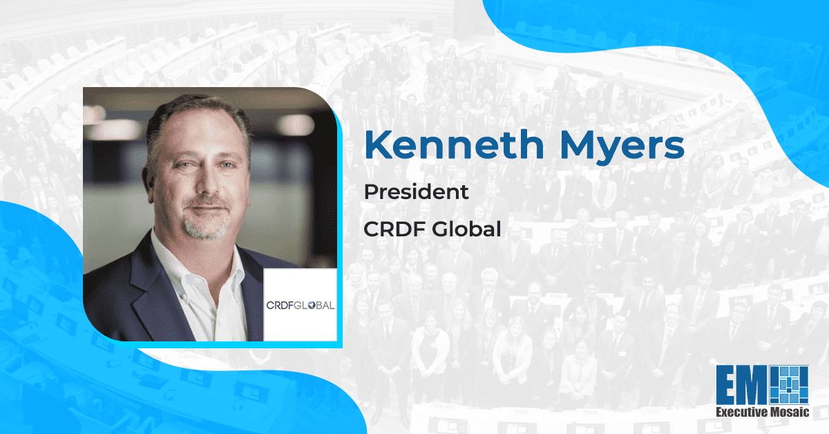 CRDF Global President Kenneth Myers Assumes Exec Committee Chair Post at CWMD Consortium - top government contractors - best government contracting event