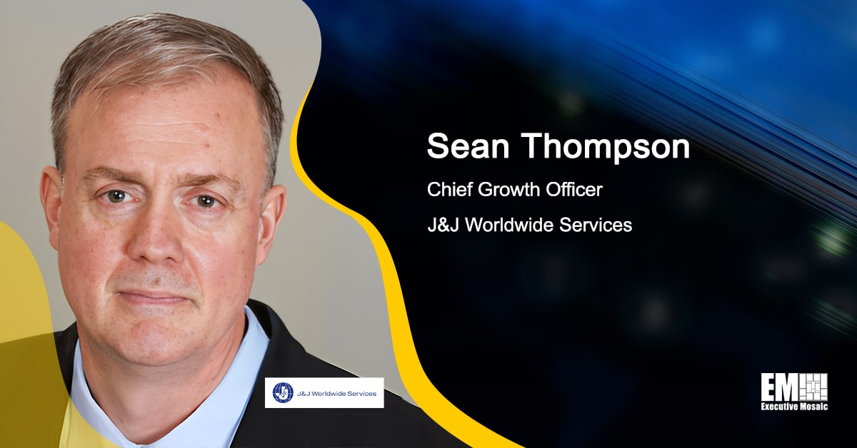 Sean Thompson, CGO at J&J Worldwide Services, Delivers Advice on How to Build & Sustain High Revenue Growth Organizations - top government contractors - best government contracting event