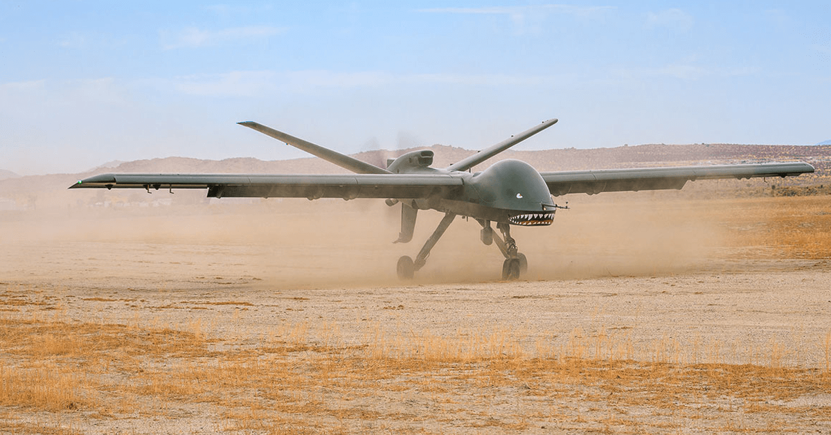GA-ASI's Mojave Drone Conducts 1st Take-Off, Landing on Dirt Surface - top government contractors - best government contracting event