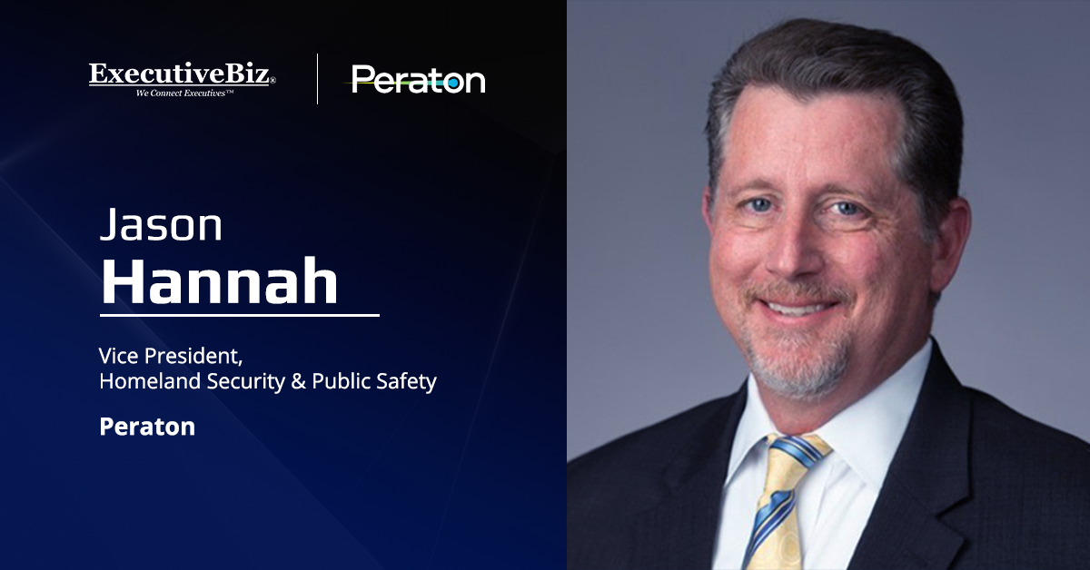 Jason Hannah Joins Peraton as Homeland Security, Public Safety VP - top government contractors - best government contracting event