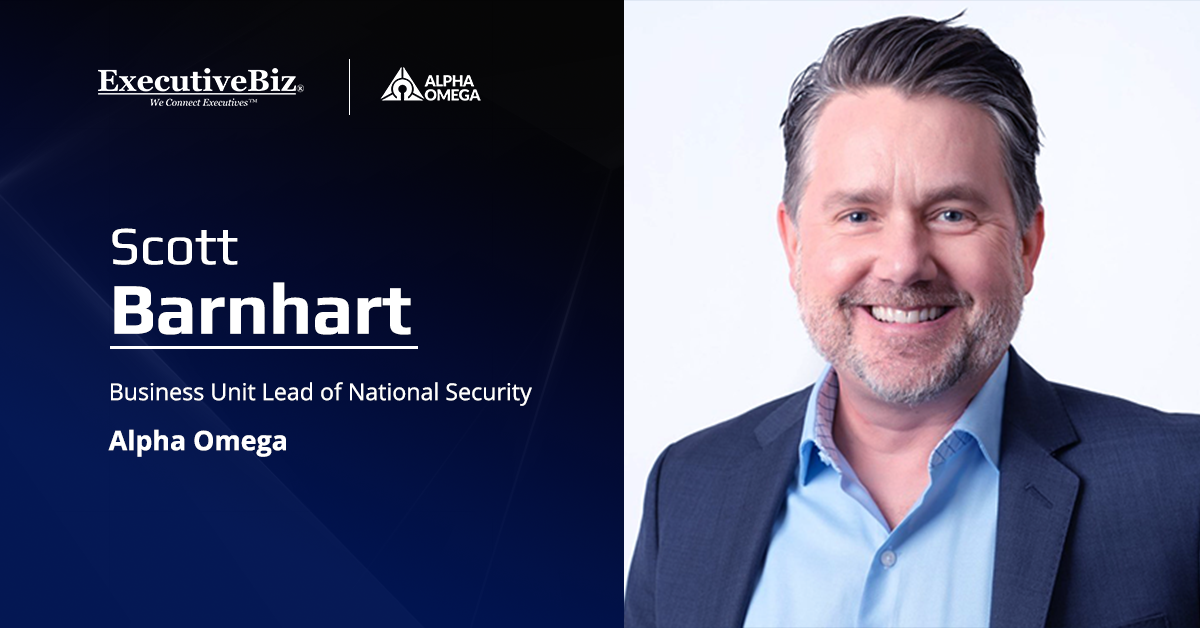Scott Barnhart Elevated to National Security Lead at Alpha Omega - top government contractors - best government contracting event